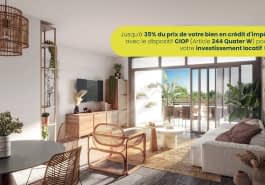 Investissement locatif Loi 244 Quater W - Programmes immobiliers CIOP à Saint-Leu 97436 : 4 programmes neufs
