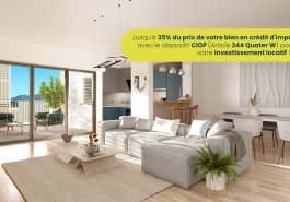 Investissement locatif Loi 244 Quater W - Programmes immobiliers CIOP à Saint-Louis 97414 : 1 programmes neufs