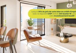 Investissement locatif Loi 244 Quater W - Programmes immobiliers CIOP à Saint-Pierre 97410 : 6 programmes neufs