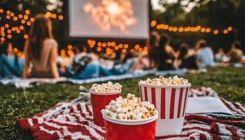 Une toile sous les étoiles : organisez votre soirée cinéma à la maison entre voisins