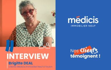 Achat d’un appartement neuf en tant que sénior - Le témoignage de Brigitte, cliente de Médicis Toulon