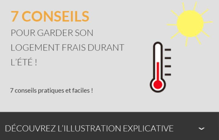 7 conseils pour garder son logement frais durant l'été