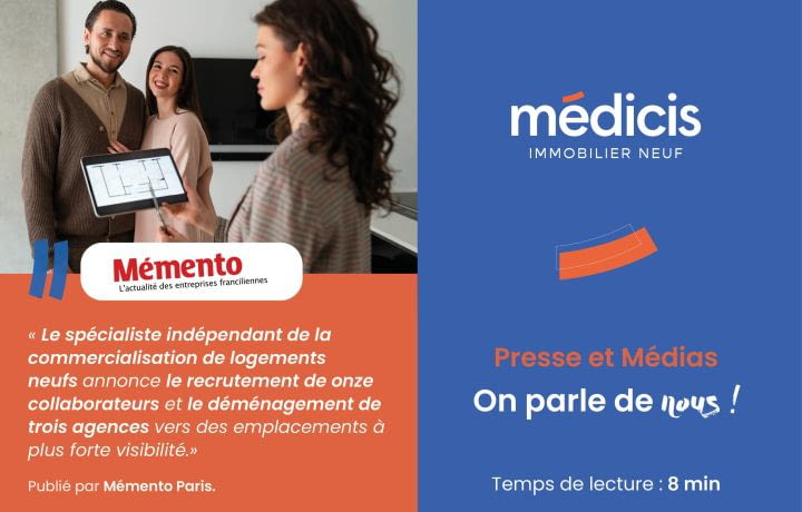 Achat immobilier neuf en Ile-de-France : Médicis Immobilier Neuf poursuit son développement régional et confirme son ancrage francilien