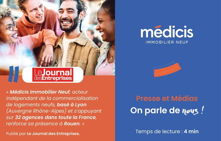 Médicis Immobilier Neuf Rouen : proximité, conseil et nouveaux locaux au cœur du marché local