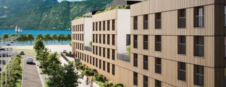 Aix-les-Bains résidence services à 300m du port de plaisance