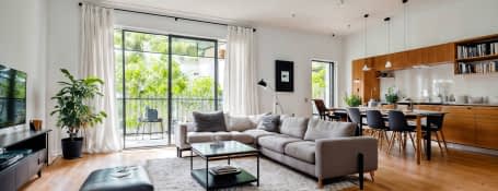 Beausoleil avec vue dégagée sur la mer