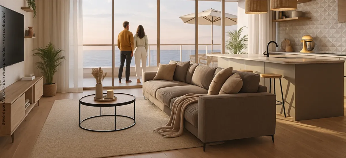 Dunkerque Zac du Grand Large vue mer