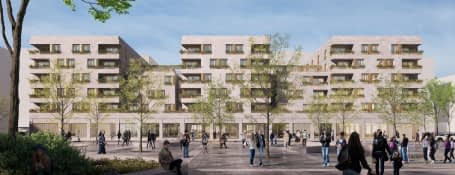 Bron résidence séniors face au Pôle Hospitalier Lyon Est