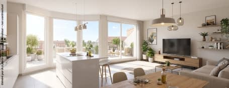 Bruebach environnement verdoyant proche de Mulhouse