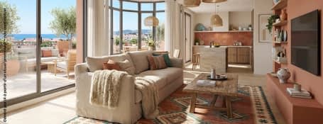 Cavalaire-sur-Mer à proximité de la plage