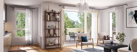 Créteil à proximité de la ligne de métro 8