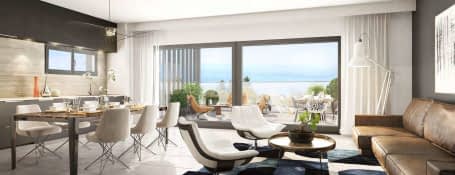 Évian-les-Bains vues panoramiques sur le lac Léman