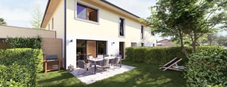 Gilly-sur-Isère quartier pavillonnaire proche commodités