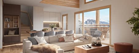 Huez au centre de la station à deux pas du Palais des Sports