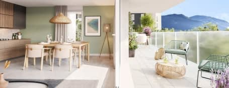 La Ravoire vues dégagées sur les massifs