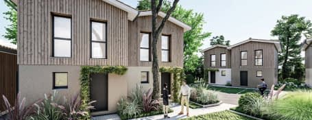 Lacanau quartier pavillonnaire des Closeries