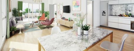 Lens T3 neuf entre centre-ville et le musée du Louvre-Lens