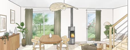 Montgermont en bordure du parc de la Métrie