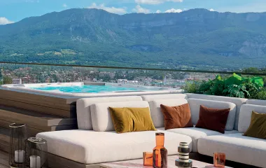 Programme immobilier neuf Aix-les-Bains cadre de vie recherché proche du lac du Bourget