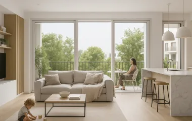 Annecy quartier en renouveau proches berges du Fier