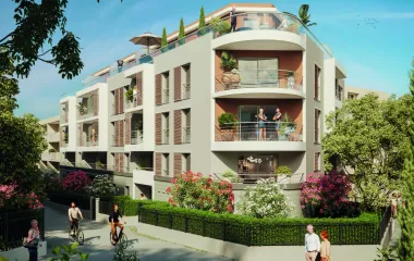 Programme immobilier neuf Antibes quartier calme secteur Juan les Pins