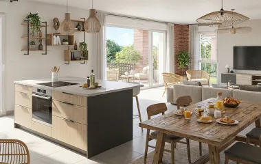 Aucamville à 10 min en voiture du métro et du centre commercial