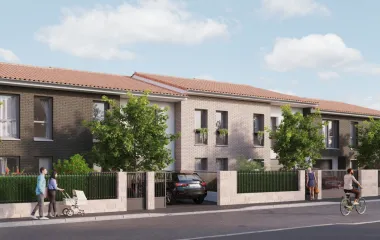 Programme immobilier neuf Bordeaux maisons avec piscines proche gare