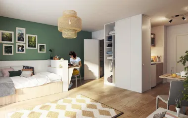 Programme immobilier neuf Bourges résidence étudiante quartier Latiholle face au campus