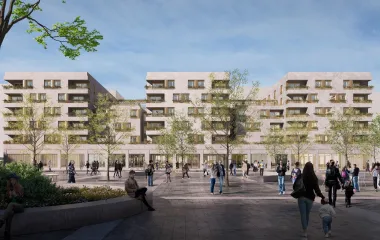 Programme immobilier neuf Bron résidence séniors face au Pôle Hospitalier Lyon Est