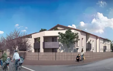 Bruguières centre-ville proche bus Tisséo 33, 69, 105