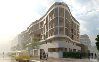 Castelnau-le-Lez écoquartier en face du parc de Verchant