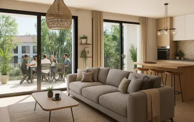 Communay environnement verdoyant proche mairie