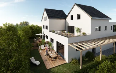 Programme immobilier neuf Dachstein cadre calme avec vue sur champ verdoyant