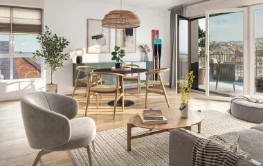 Dieppe vue chenal au pied du port de plaisance