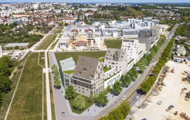 Programme immobilier neuf Dijon écoquartier Jardin des Maraîchers proche des commerces