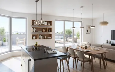 Programme immobilier neuf Dijon résidence face au parc des Carrières Bacquin