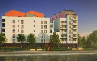 Programme immobilier neuf Elbeuf quartier rénové bords de Seine