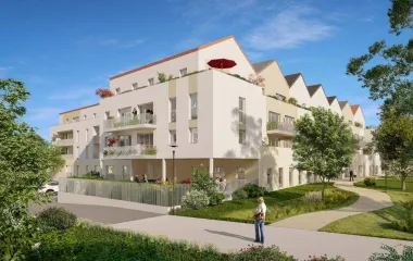 Programme immobilier neuf Éragny résidence seniors quartier résidentiel calme