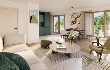 Programme immobilier neuf Fontaine écoquartier Porte du Vercors à 10 min du tram A