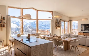 Huez au pied des pistes et à 7 min à pied du télécabine