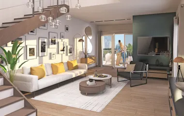 Programme immobilier neuf Jouy-le-Moutier en bordure de forêt de l'Hautil