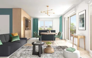 Programme immobilier neuf Jouy-le-Moutier Place du Bien-être proche bus