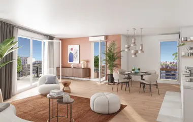 Programme immobilier neuf Juvisy-sur-Orge à 5 minutes à pied de la gare RER Juvisy