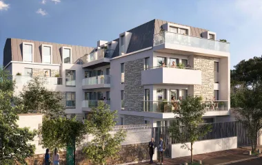 Programme immobilier neuf La Garenne Colombe entre le marché et la gare Transilien J et L