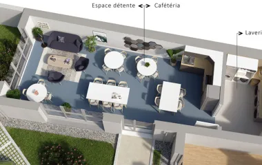 Programme immobilier neuf La Roche-sur-Yon résidence étudiante à 5 min à pied du Pentagone