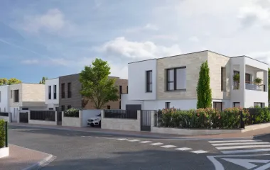 Programme immobilier neuf Le Bouscat maisons individuelles avec piscine