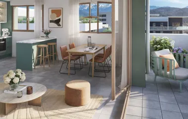 Le Pont-de-Claix vue dégagées au pied du nouveau tram