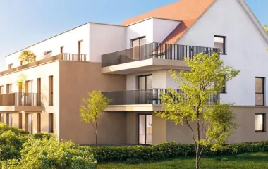 Programme immobilier neuf Lipsheim au cœur d’un cadre verdoyant avec des vues dégagées