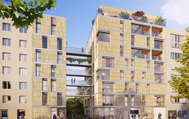 Programme immobilier neuf Lyon 7 proche métro B Place Jean Jaurès