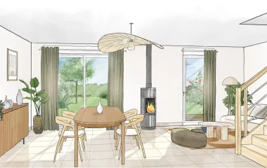 Montgermont en bordure du parc de la Métrie